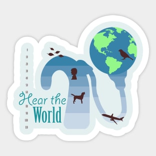 Cochlear Implant - Hear the World Design Sticker